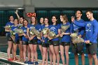 Swimming Senior Day  Wheaton College Women's Swimming & Diving seniors were honored on Senior Day prior to the team’s duel meet against Babson, January 11, 2020. - Photo By: KEITH NORDSTROM : Wheaton, Swimming, Senior Day